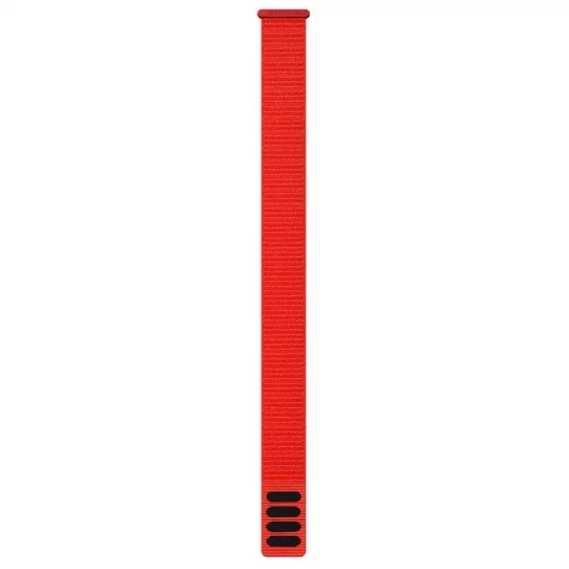 Garmin UltraFit laikrodžio dirželis 22 mm nailoninis ugniaspalvis raudonas (010-13306-12)