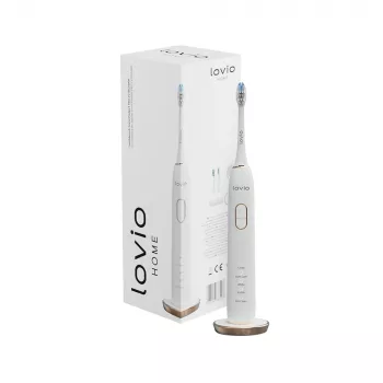 LOVIO_Home SonicProtect PRO elektrinis dantų šepetėlis baltas LVTB124WH
