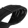 BitFenix Alchemy 4 kontaktų ATX12V ilginamasis kabelis, 45 cm, su apvalkalu - juodas