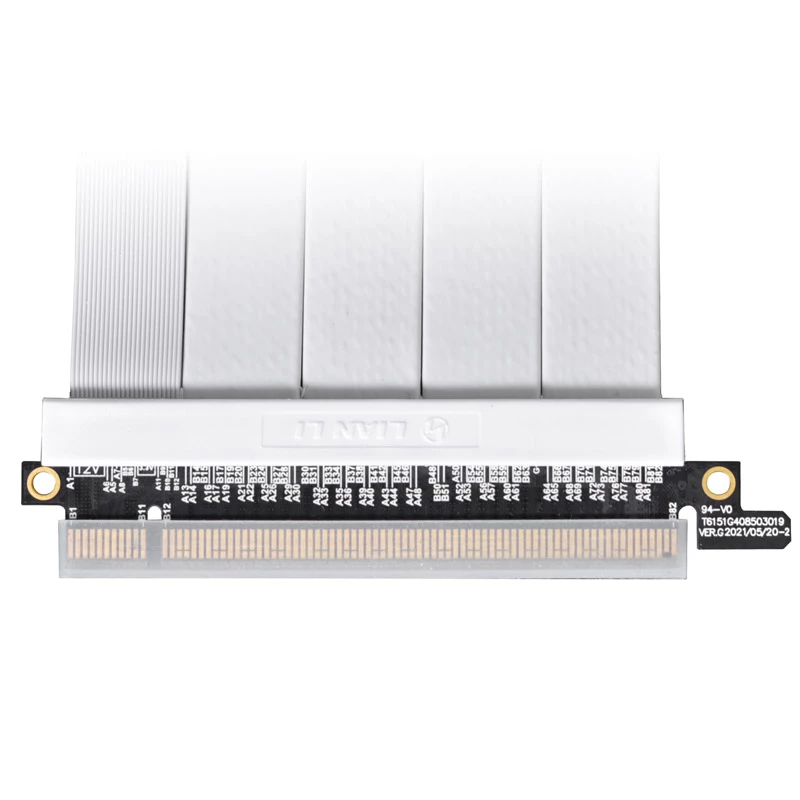 Lian Li PW-PCIV-4-90W PCIe 4.0 pakėlimo kabelis 900 mm baltas