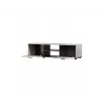 TV cabinet cama meble SOHO 140x43x37 cm — cashmere top, Juoda frame