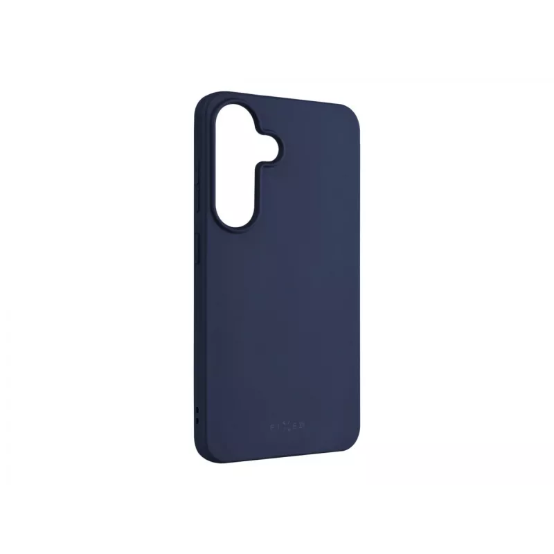 Telefono galinė danga FIXED Samsung Galaxy S25 — guminė, mėlyna