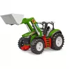 BRUDER traktorius su priekiniu krautuvu modelis BR-03451 – patvarus žaislinis traktorius su judamu krautuvu