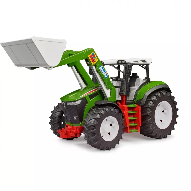 BRUDER traktorius su priekiniu krautuvu modelis BR-03451 – patvarus žaislinis traktorius su judamu krautuvu