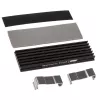 Heatsink Aqua-Computer kryoM.2 — aliuminis / nerūdijantis plienas, 70×24×9 mm