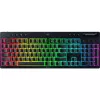 Mechaninė žemo profilio klaviatūra Razer JuodaWidow V4 — oranžiniai jungikliai, belaidis Bluetooth