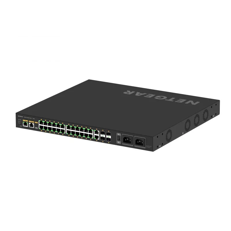 NETGEAR GSM4230UP Valdomas L2/L3 Gigabit Ethernet (10/100/1000) komutatorius su maitinimu per Ethernet (PoE) 1U Juodas