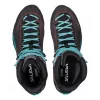 Salewa MTN Trainer Mid GTX moteriški suaugusiems juodi mėlyni odiniai zomšiniai Vibram WTC
