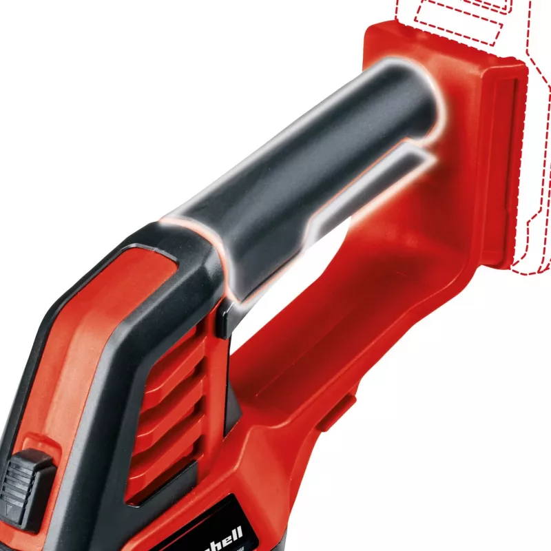 Einhell GE-CG 18/100 belaidės žolės žirklės 8 mm 18 V Ličio jonų (Li-Ion) Juoda, Raudona