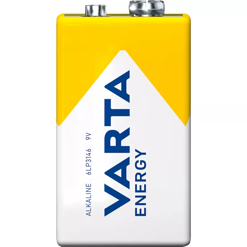 Baterija Varta ENERGY 9 V Alkaline — 9 V, 48,5 mm aukštis, 46 g, 1 vnt.
