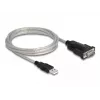 DeLOCK adapteris USB 2.0 Type-A į nuoseklųjį RS-232 D-Sub 9 + D-Sub 25