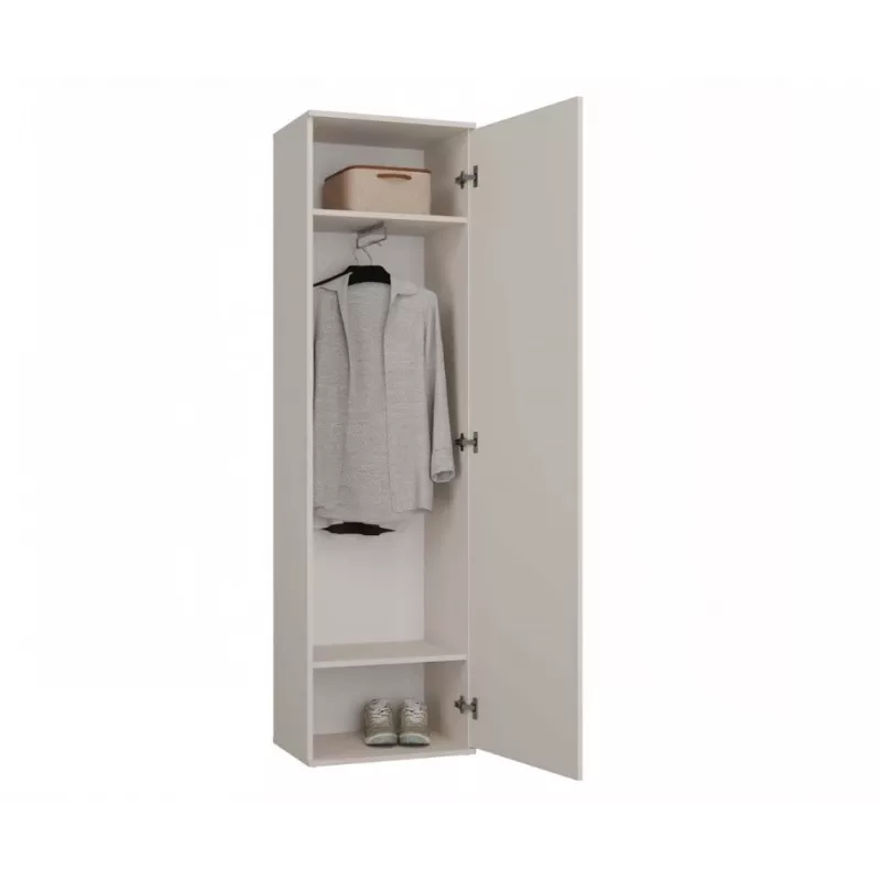 Drabužių spinta top e shop DUO KASZMIR BEIGE modelis M-MP-SZ-DUO-DUO-KASZ (spintos korpusas)