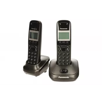 Panasonic KX-TG2512 DECT telefonas pilkas Skambinančiojo ID