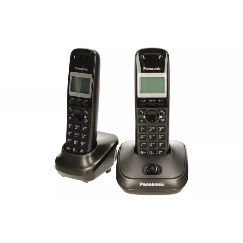 Panasonic KX-TG2512 DECT telefonas pilkas Skambinančiojo ID