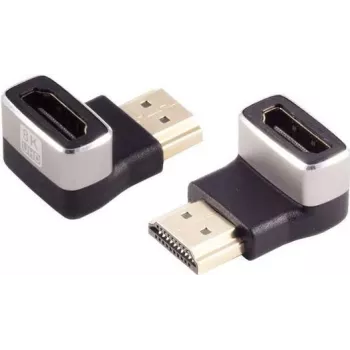 HDMI-A adapteris ShiverPeaks 10-01050 90° kampu, palaiko iki 8K