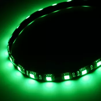 Vidaus LED šviesos juostelė BitFenix Alchemy 2.0 120 mm, žalia, 6 šviesos diodai, PVC/PU/Varis