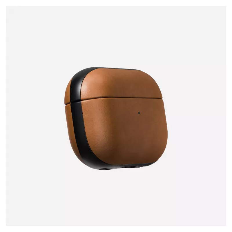 Nomad Modern Leather Case dėklas – oda, mikropluoštas, polikarbonatas, rudas