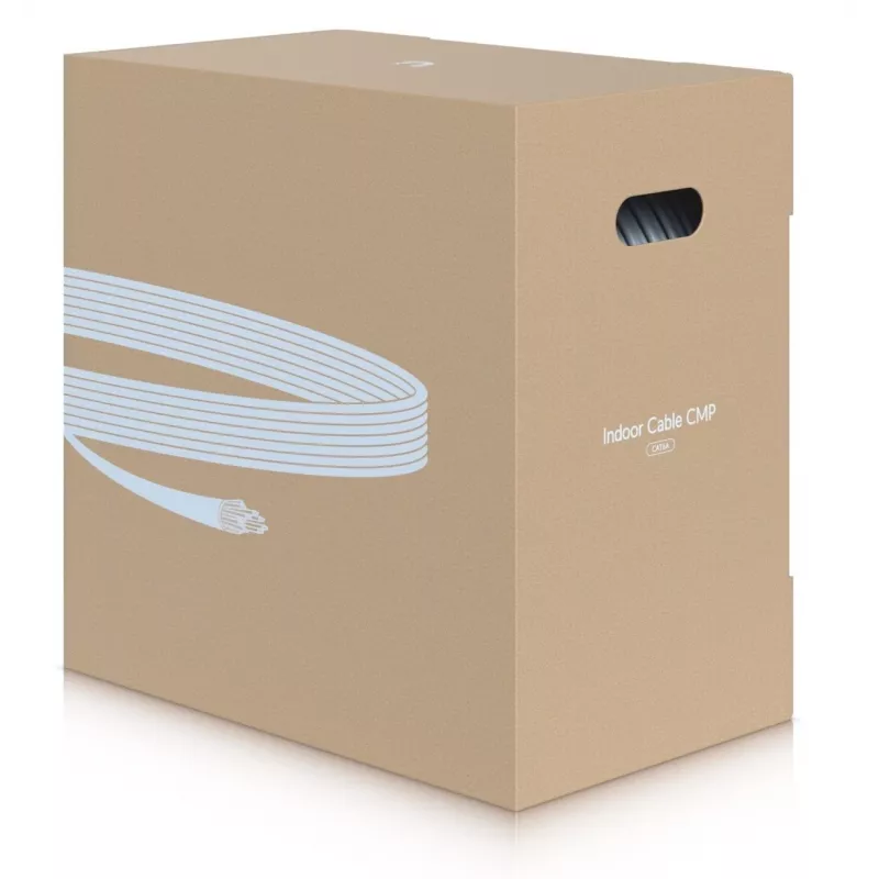 Tinklo kabelis Ubiquiti UACC-Cable-C6A-CMP U/UTP Cat6a 305 m Baltas