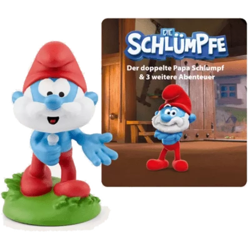 Smurfai: Der Double Papa Smurf ir 3 kiti smurfiški nuotykiai, garso atkūrimo figūrėlė