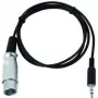 DMX adapteris EUROLITE 51916210, 3,5 mm TRS į XLR, 1 m kabelis