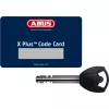 ABUS 59715 dviračio spyna juoda-raudona 1200 mm grandinės spyna (59715)