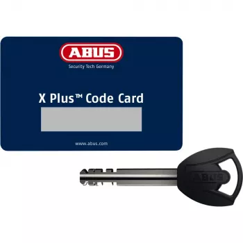 ABUS 59715 dviračio spyna juoda-raudona 1200 mm grandinės spyna (59715)