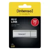 ATMINTINĖ LAIKMENĖ FLASH USB2 32GB/SIDABRINĖ 3521482 INTENSO