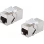 Keystone RJ45 jungtis ShiverPeaks CAT6A STP, 2 vnt.
