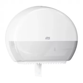Popierinių rankšluosčių dozatorius Tork Mini Jumbo Roll 132×345×275 mm, baltas, MPN 555000