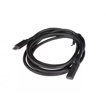 USB laidas LANBERG CA-USBE-20CC-0015-BK USB-C į USB-C 1,5 m, USB 3.2 Gen 1 (5 Gbit/s), paauksuoti kontaktai, juodas