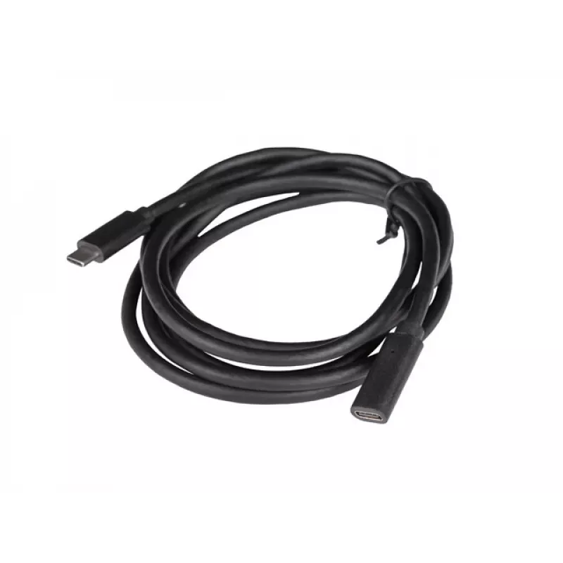 USB laidas LANBERG CA-USBE-20CC-0015-BK USB-C į USB-C 1,5 m, USB 3.2 Gen 1 (5 Gbit/s), paauksuoti kontaktai, juodas