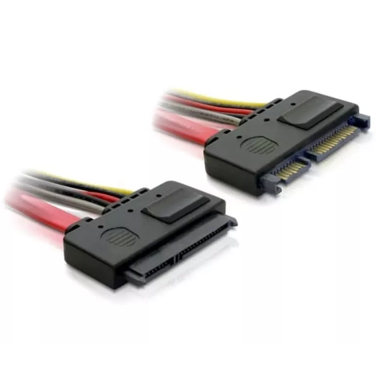 SATA kabelis DeLOCK 84362 0.2 m raudonas