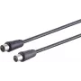 Bendraašis antenos kabelis ShiverPeaks 80017-S, 75 Ω, 100% ekranuotas, juodas