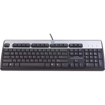 HP 701429-061 klaviatūra USB QWERTY italų Juoda, Sidabrinė