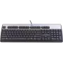 HP 701429-061 klaviatūra USB QWERTY italų Juoda, Sidabrinė