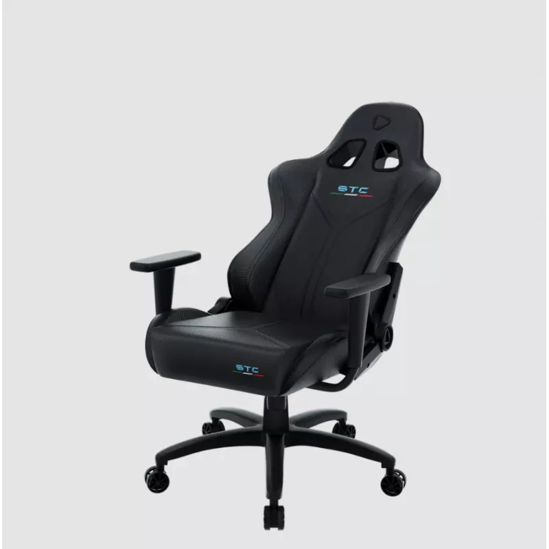 Žaidimų kėdė Onex STC Tribute Hardcore Juoda — ergonomiška PC/konsolės sėdynė, reguliuojamas aukštis ir atlošas