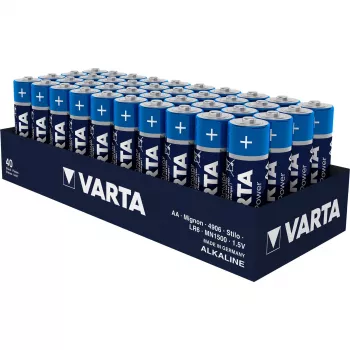 VARTA baterija šarminė, Mignon, AA, LR06, 1,5V Longlife Power, High Energy, dėžutė (40 vnt.) (04906 121 154)