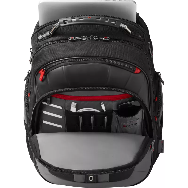 Wenger/SwissGear 600639 nešiojamojo kompiuterio dėklas 43,2 cm (17) Kuprinės dėklas Juoda, Pilka