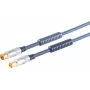 Antenos jungiamasis kabelis ShiverPeaks 10m RG59U su chromuotais metaliniais jungtimis