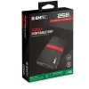 SSD Emtec 256GB USB Type-C 3.2 Gen 1 Juoda Raudona X200