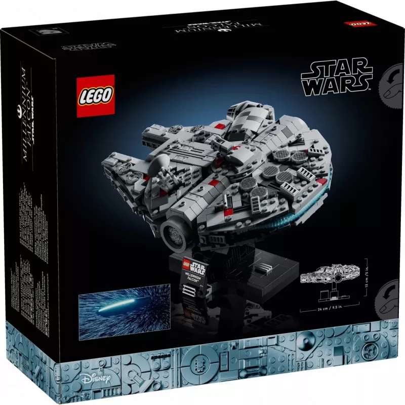 LEGO Star Wars Millennium Falcon 75375 modelio rinkinys — 1351 dalys, 18+, 190×240×130 mm