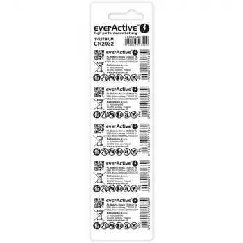 Lithium batteries everActive CR2032 - blister 5 vnt.
