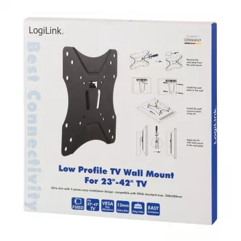 TV laikiklis LogiLink BP0004 106,7 cm (42 col.) juodas