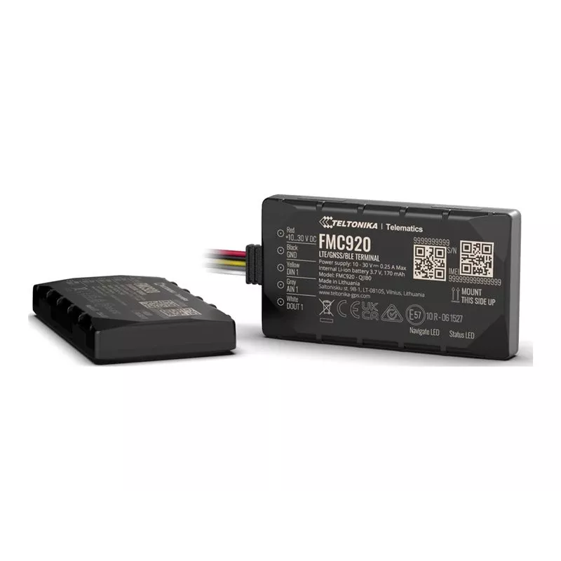 GPS sekimo įrenginys Teltonika FMC920 4G LTE CAT 1 0,128 GB juodas