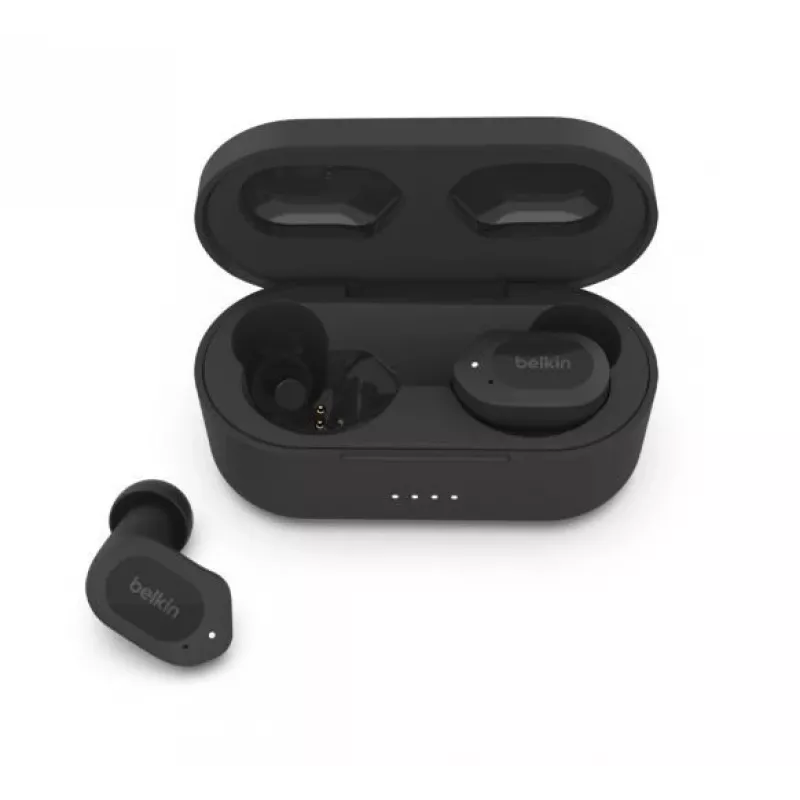 Soundform Play belaidės į ausis įdedamos ausinės, juodos