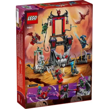 Konstravimo rinkinys LEGO NINJAGO 71841 Dragon Village — 305 dalys, 6 minifigūrėlės, amžius 7+
