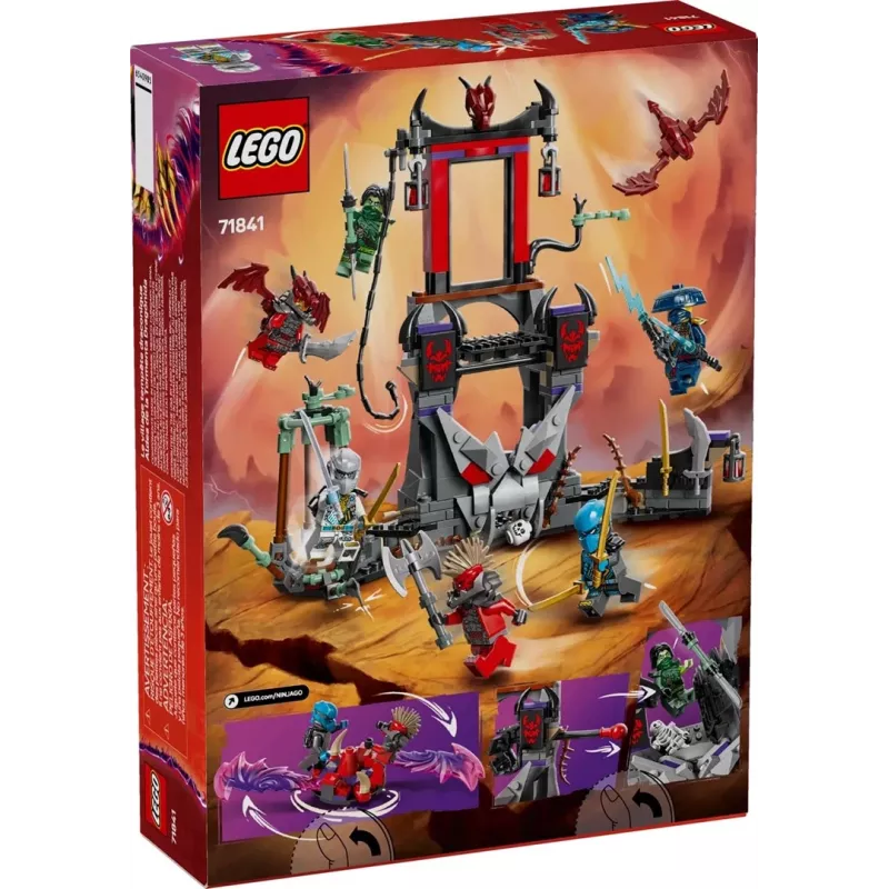 Konstravimo rinkinys LEGO NINJAGO 71841 Dragon Village — 305 dalys, 6 minifigūrėlės, amžius 7+