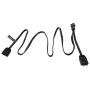 Phanteks PH-CB-DRGB3P_MB - 3 kontaktų - 2 x Molex (3 kontaktų) - tiesus - tiesus - juoda - pagrindinė plokštė (PH-CB-DRGB3P_MB)
