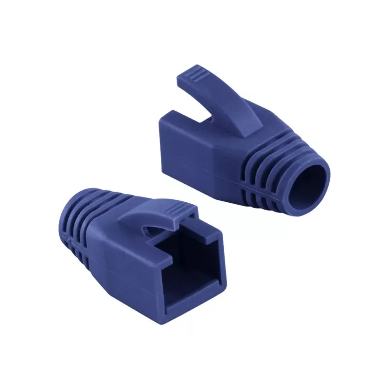 Logilink | RJ45 kištuko reljefinis gaubtelis, 8,0 mm (50 vnt.) | MP0035B | Mėlyna