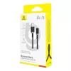 Baseus Dura USB Type A to Type C 60 W greito įkrovimo laidas 2 m juoda, auksinė